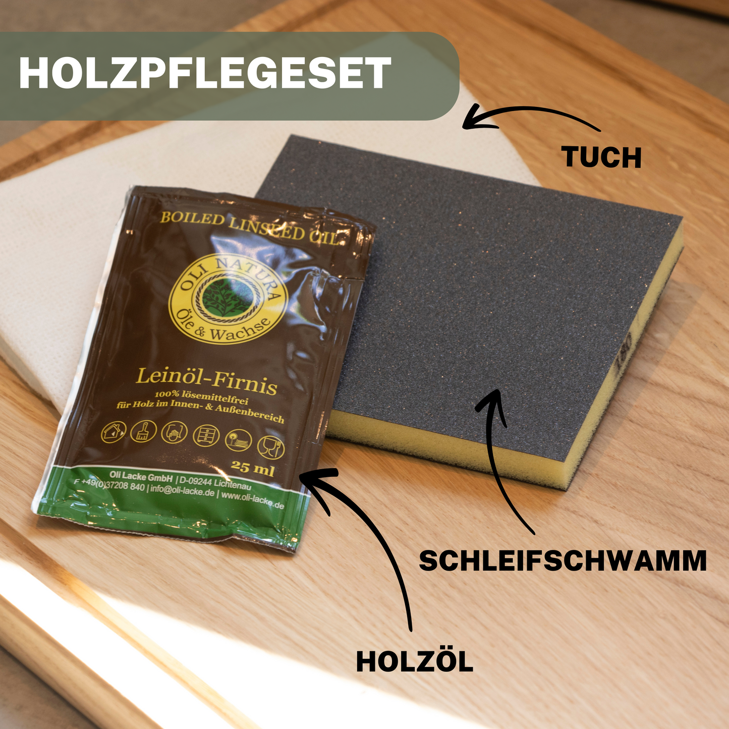 Schneidebrett aus Eichenholz