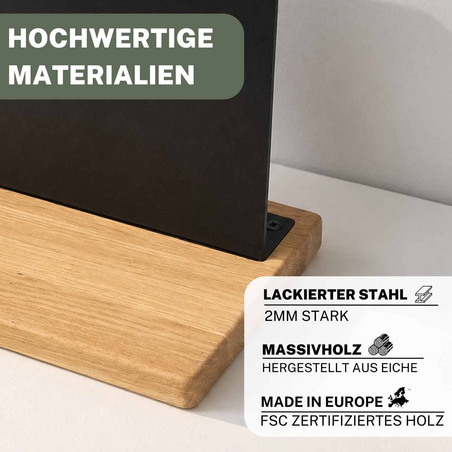 Premium Barista Board stehend  – Siebträger & Tamper Halter für perfekte Kaffee‑Organisation