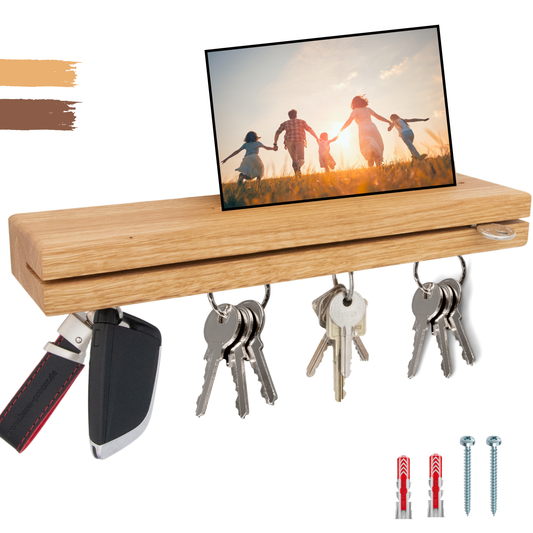 Magnetisches Schlüsselbrett aus Holz