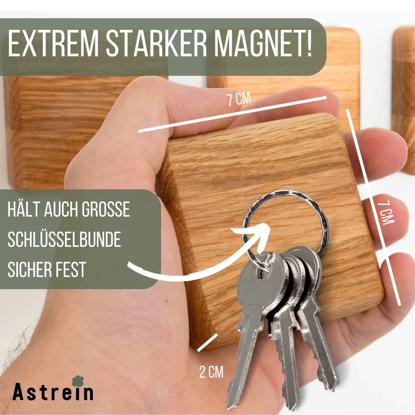 Magnetic key holder 