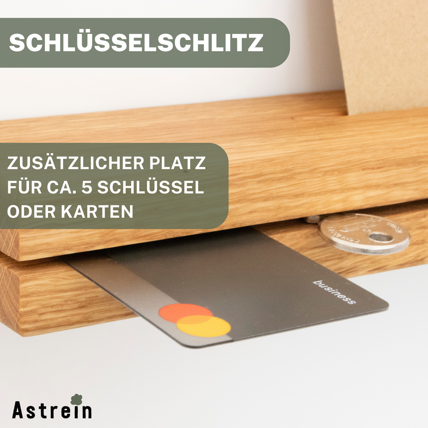 Magnetisches Schlüsselbrett aus Holz