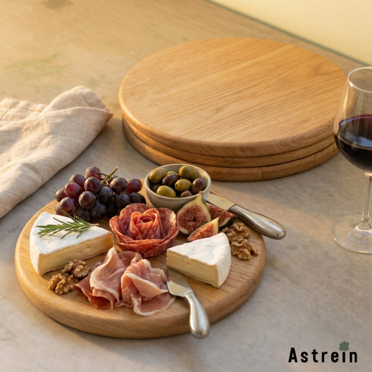 Frühstücksbrettchen aus Eichenholz