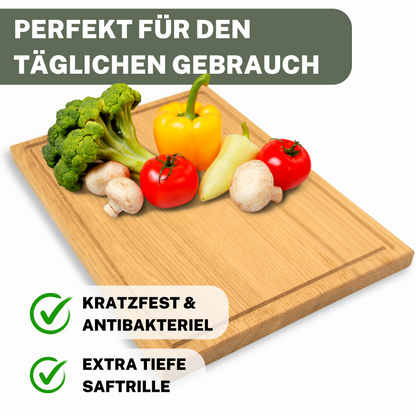 Schneidebrett aus Eichenholz