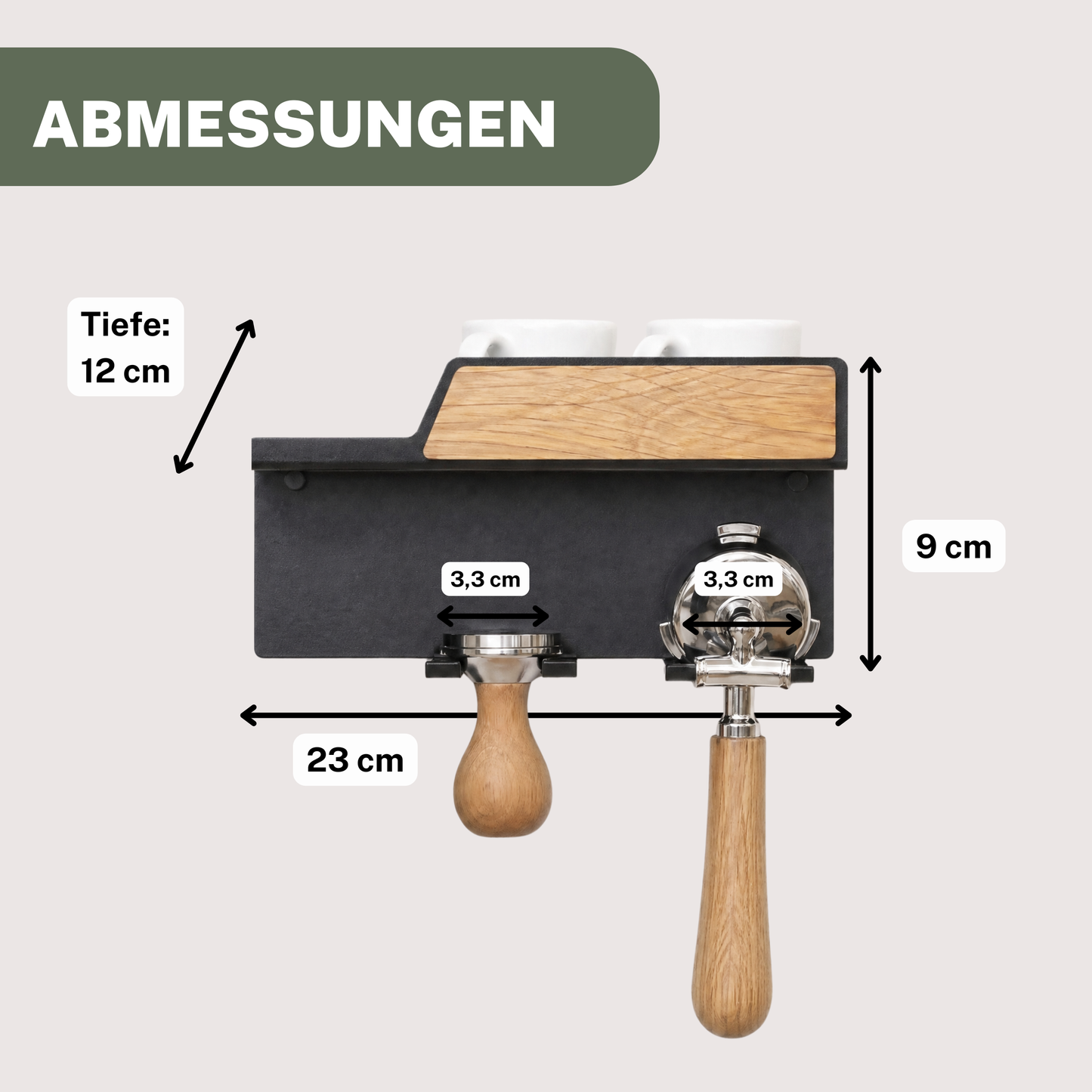 Premium Barista Board Wandmontage