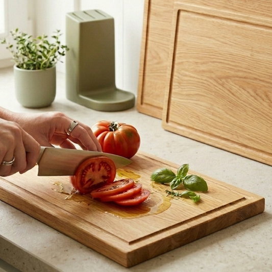Schneidebrett aus Eichenholz